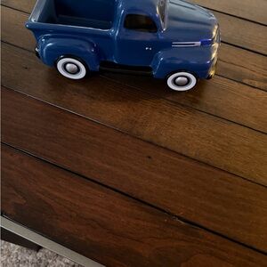 Ford Blue Teleflora Ford F-1 Ceramic Pickup Truck Planter